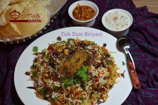 Fish Dum Biriyani. -